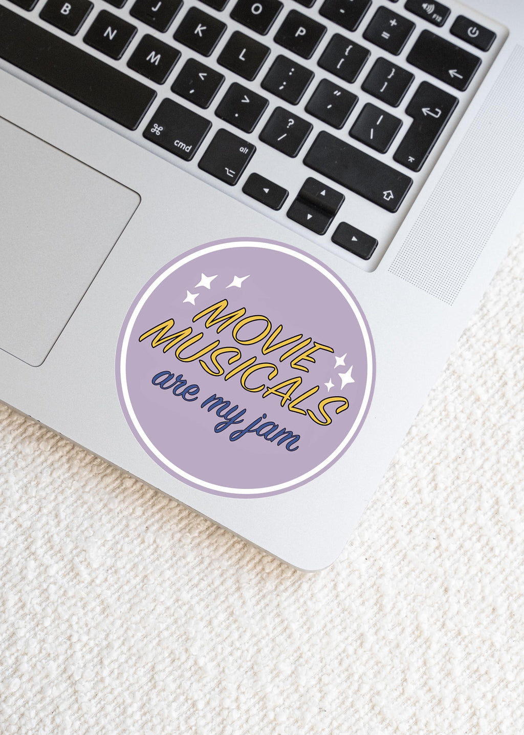 Movie Musicals Are My Jam Sticker for Film Fans of Broadway Show Theater Goer Decal Gift Idea for Her Best Friend Laptop Kindle Cover ST118