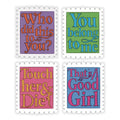 Romance Trope Quote Stamp Stickers: Book Lover Decal Pack