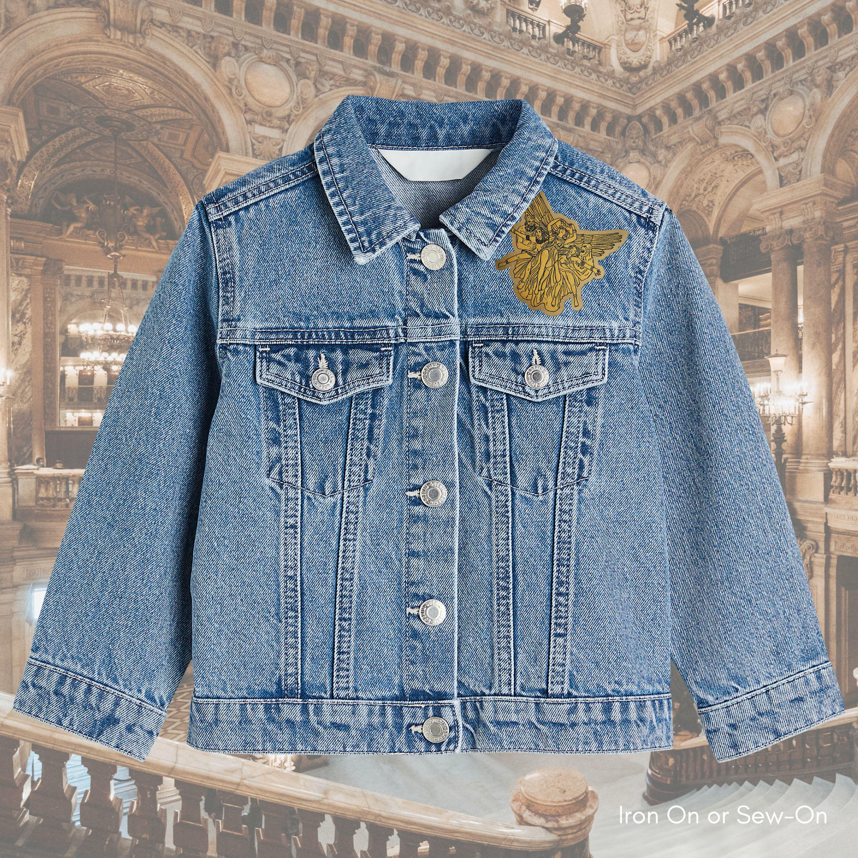 Embroidered Applique Phantom of The Opera Inspired Patch Iron on Sew On Gift Idea for Broadway Lovers Musical Theatre Fan Dark Academia Vibe