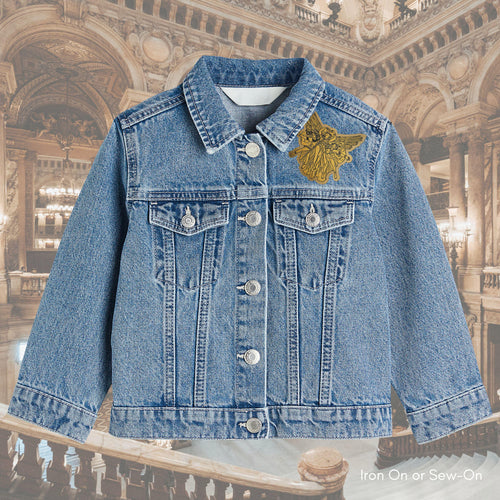 Embroidered Applique Phantom of The Opera Inspired Patch Iron on Sew On Gift Idea for Broadway Lovers Musical Theatre Fan Dark Academia Vibe