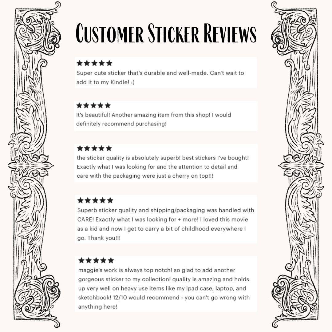 Who Did This To You Sticker: Illustrated Romance Trope Humorous Quote Waterproof Matte Vinyl Decal ST129