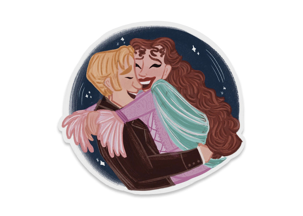 Phantom of the Opera Inspired Broadway Sticker Musical Theater Fans All I Ask Of You Decal Romance Lovers Embracing Friend Gift Idea ST007