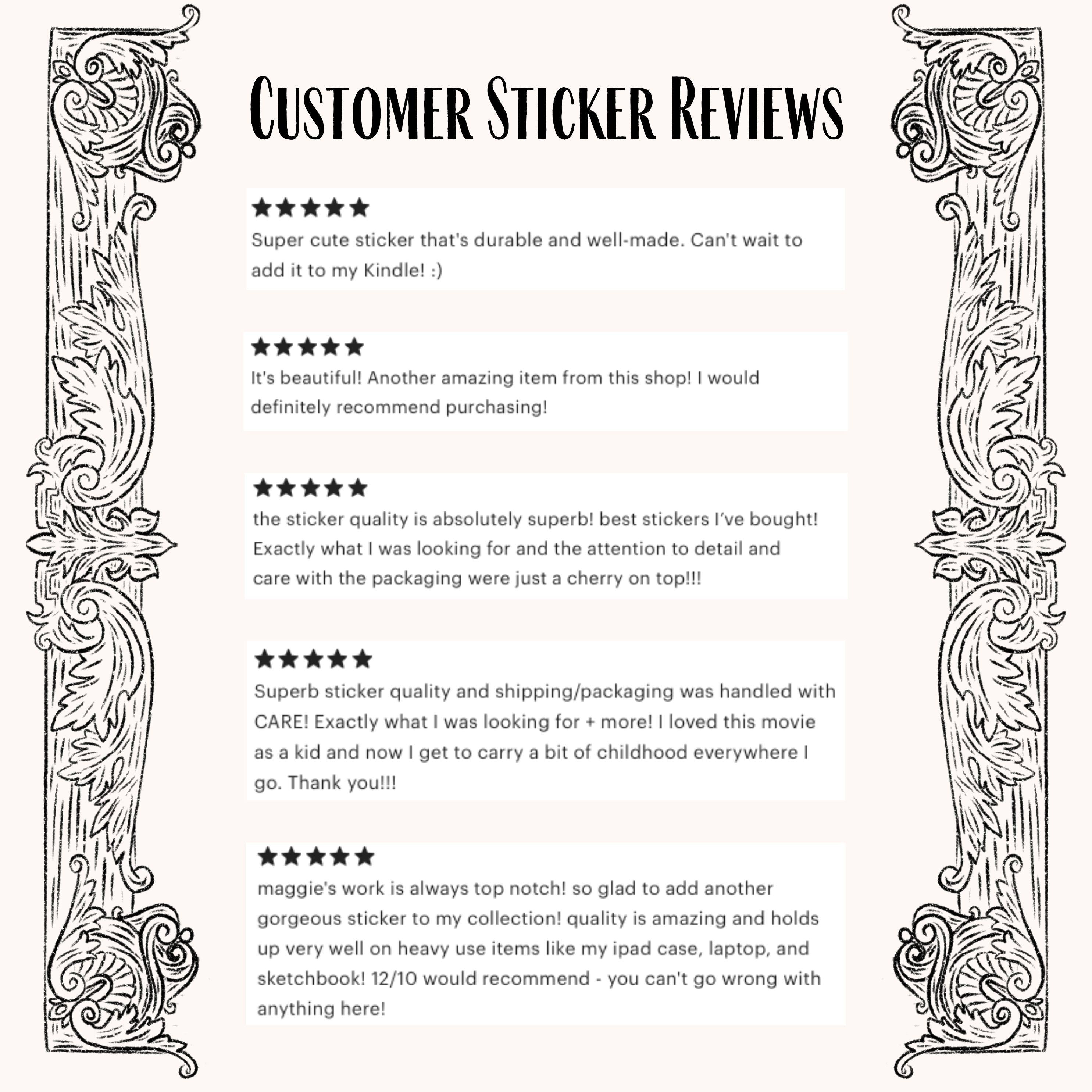 Witch Hat Sticker Starry Moonlight Illustration black white electric blue hot pink sticker for cute witchy aesthetic gift idea for her ST073