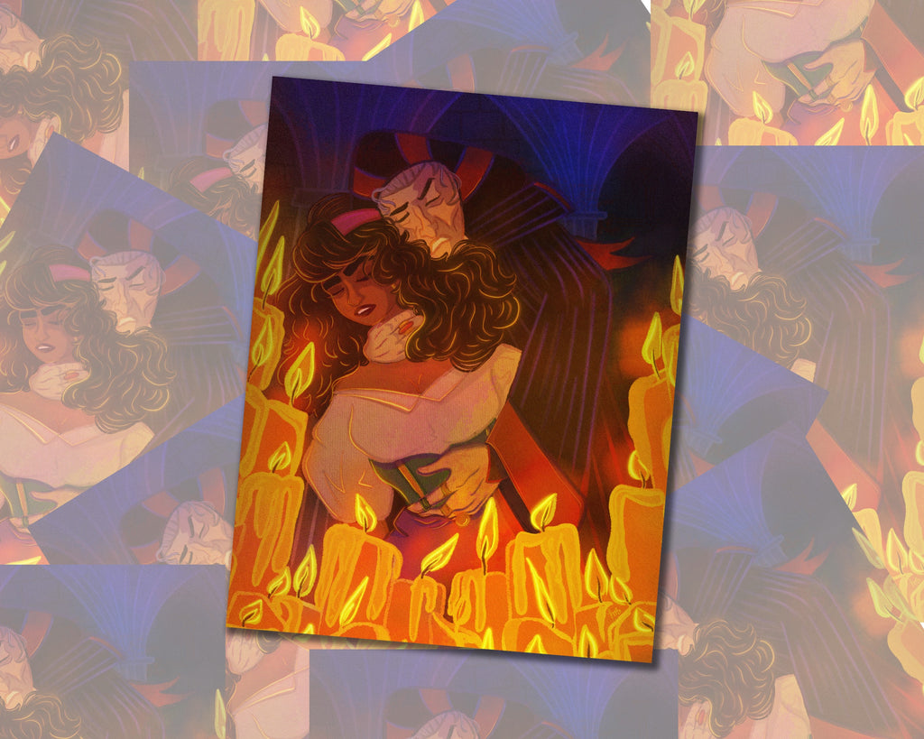 Hellfire Vinyl Sticker Decal The Hunchback of Notre Dame Fan Art ST077