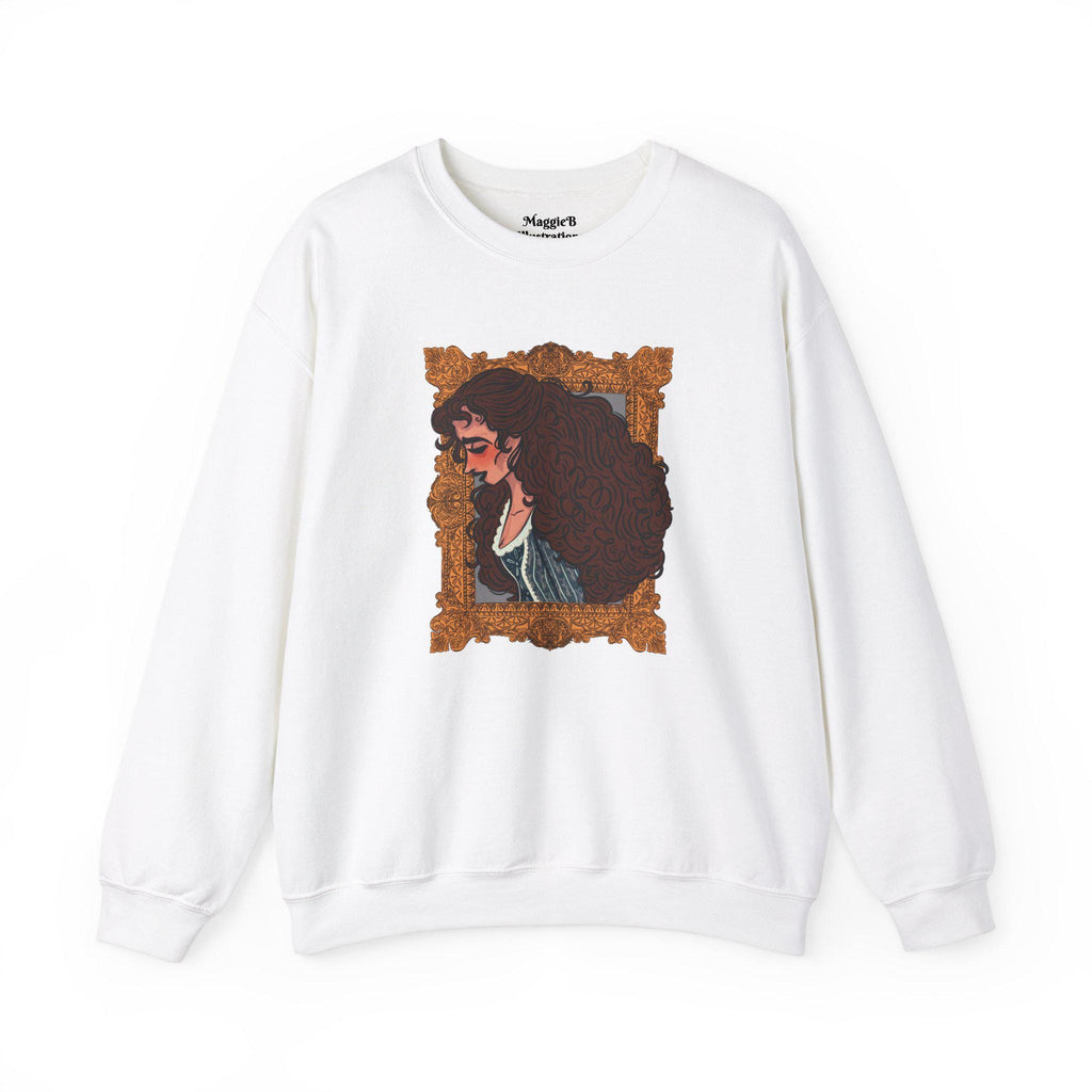 Christine Daae Sweatshirt for Phantom of the Opera Fans Crewneck Gift for Broadway Lovers Artwork on Sweater with Illustration Victorian