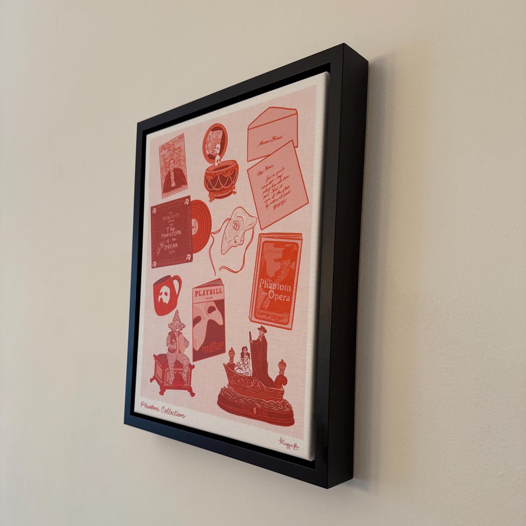 Phantom Collection Illustration as a Framed Canvas