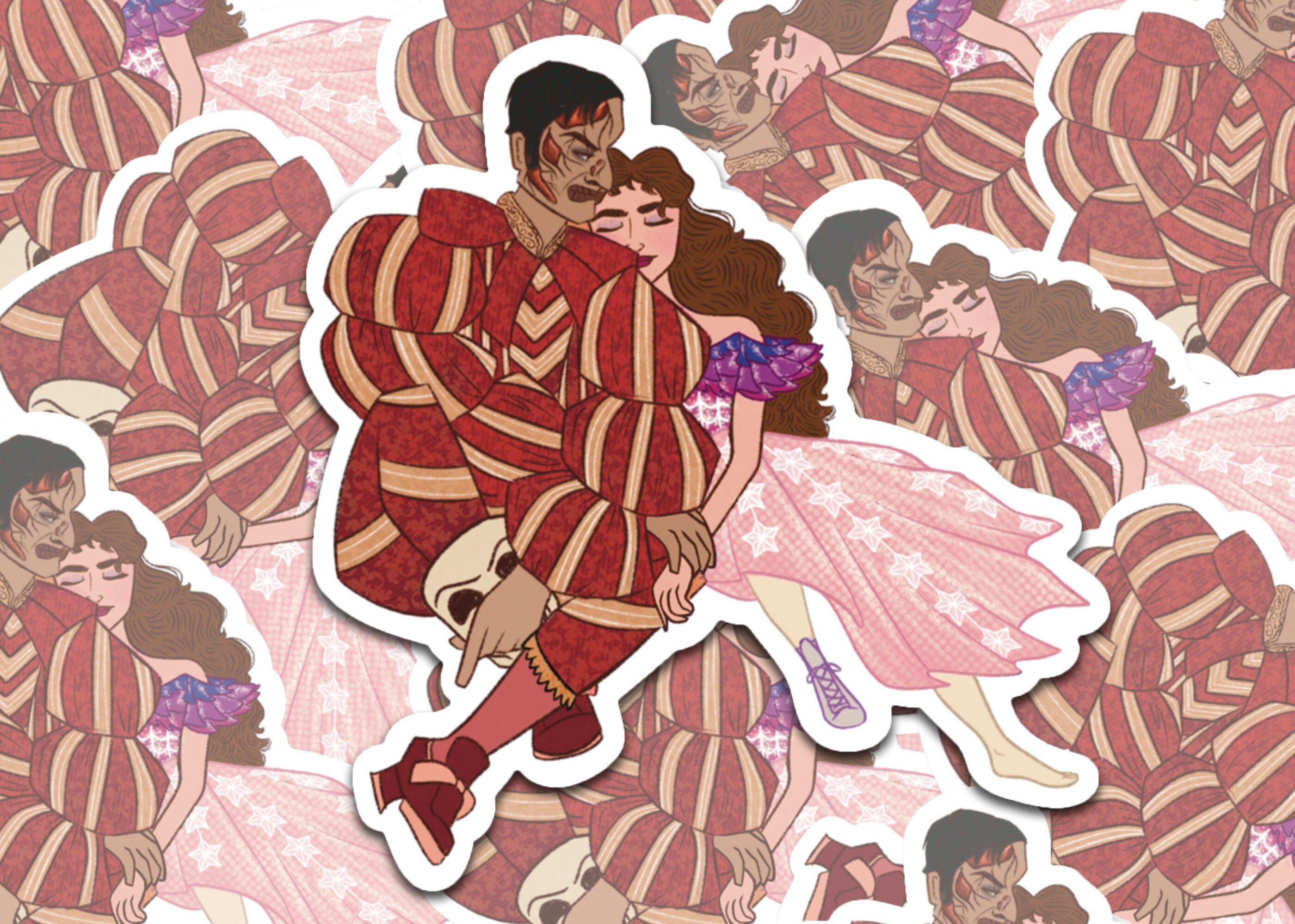 What a Night What a Crowd Phantom of the Opera Inspired Gothic Romance Paranormal Enemies to Lovers Vinyl Water-proof Sticker Decal ST001