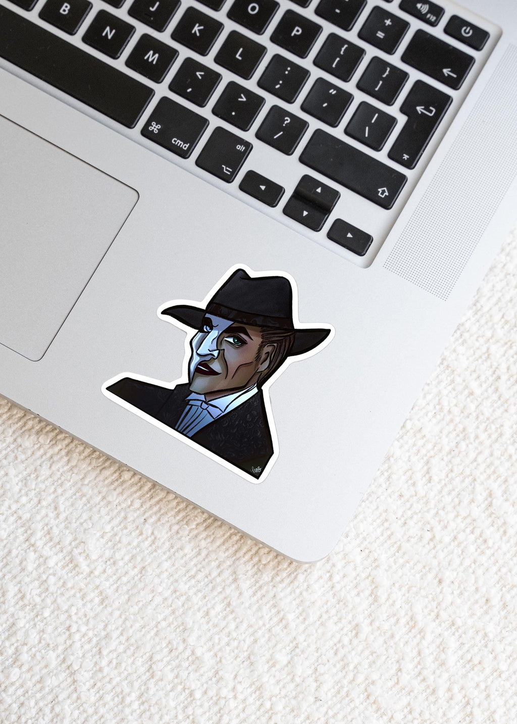 The Phantom Masked Broadway Musical Horror Monster Classic Character Gothic Romance Enemies to Lovers Vinyl Water-proof Sticker Decal ST093