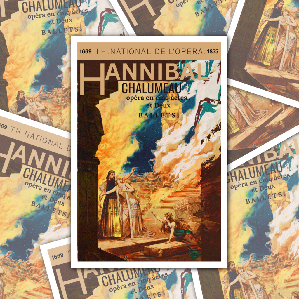 Lot 663 Hannibal by Chalumeau Poster Sticker