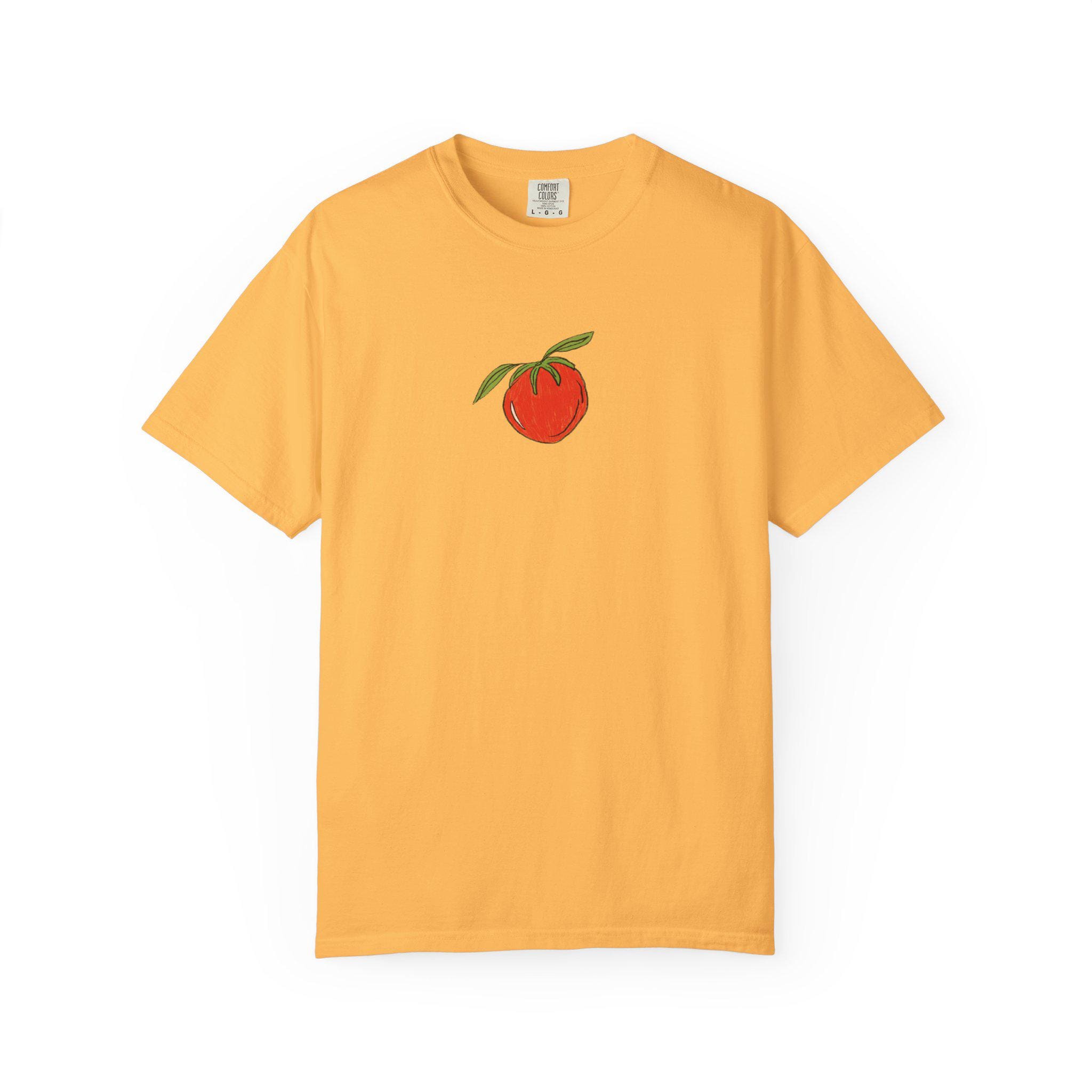Tomato Illustration Shirt | Fruits and Vegetable | Minimalist Eclectic Apparel | Funky Design