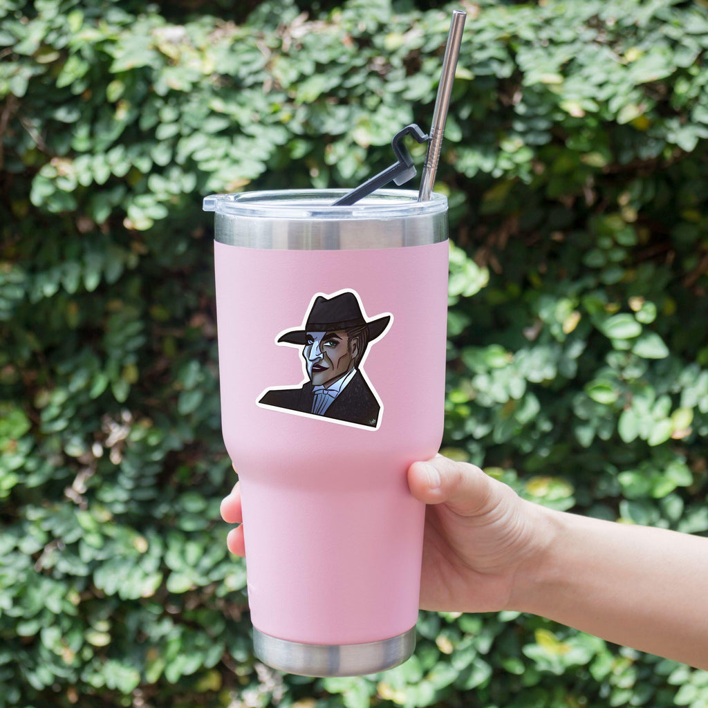 The Phantom Masked Broadway Musical Horror Monster Classic Character Gothic Romance Enemies to Lovers Vinyl Water-proof Sticker Decal ST093