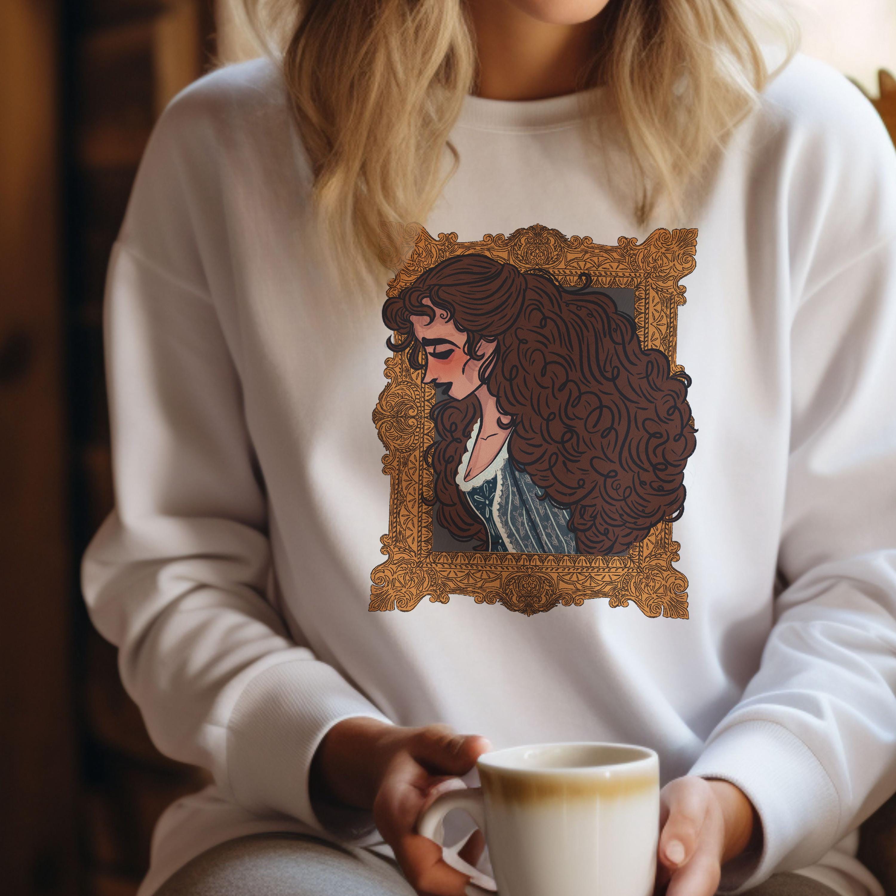 Christine Daae Sweatshirt for Phantom of the Opera Fans Crewneck Gift for Broadway Lovers Artwork on Sweater with Illustration Victorian