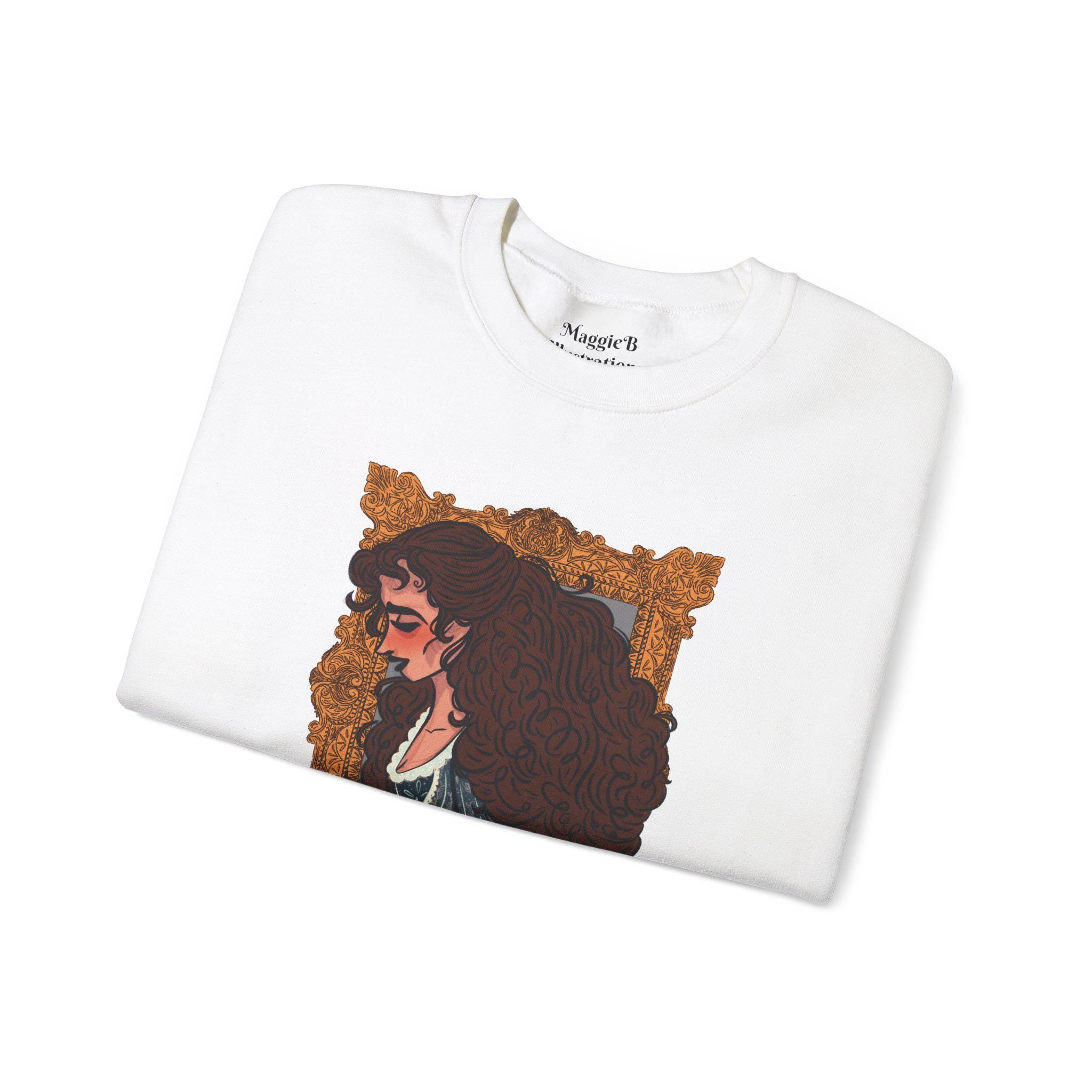 Christine Daae Sweatshirt for Phantom of the Opera Fans Crewneck Gift for Broadway Lovers Artwork on Sweater with Illustration Victorian