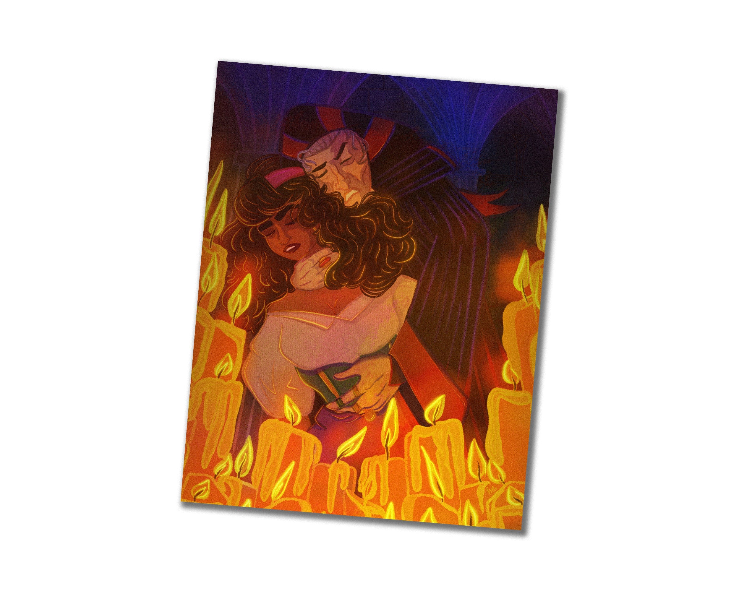 Hellfire Vinyl Sticker Decal The Hunchback of Notre Dame Fan Art ST077