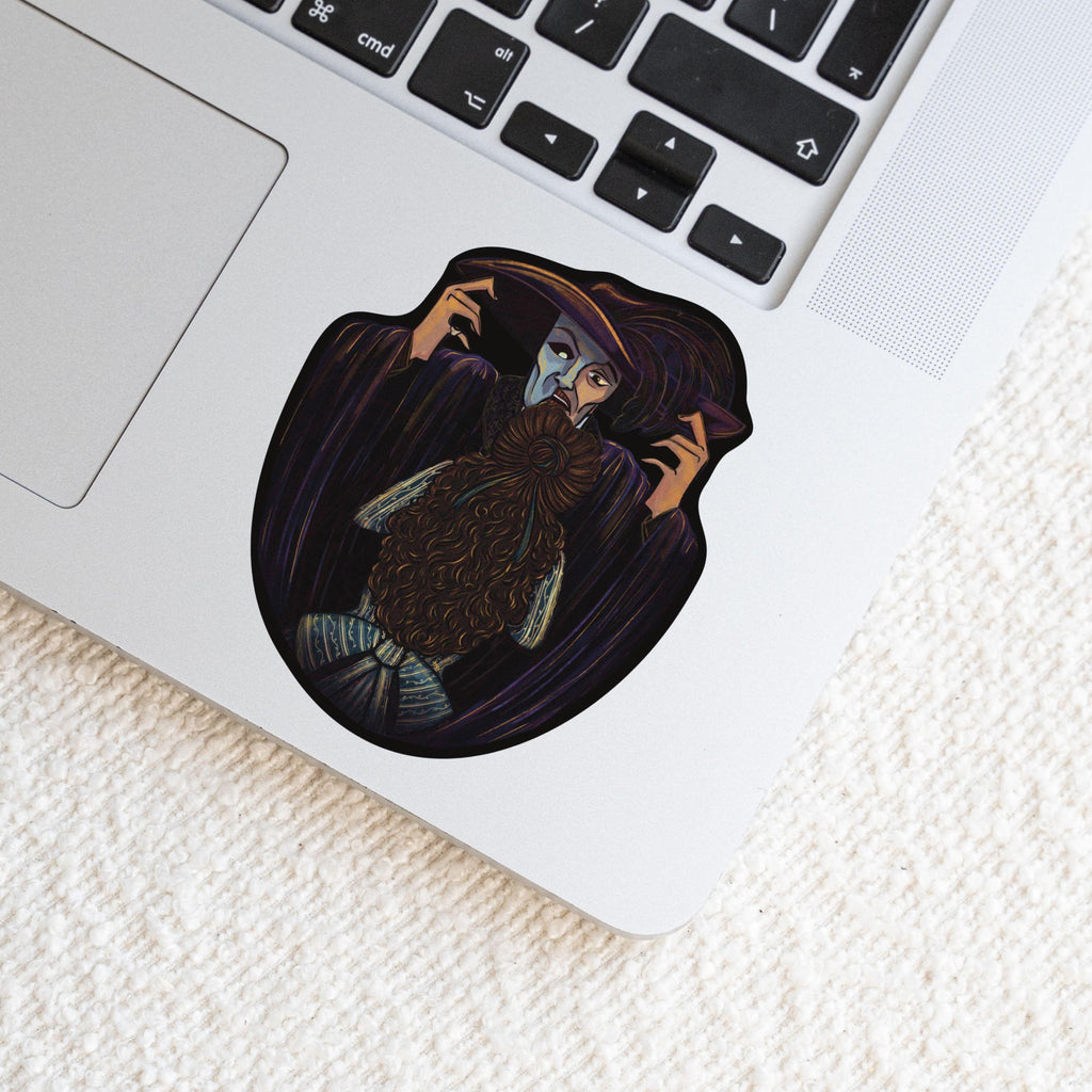 Phantom of the Opera Sticker: Gothic Romance Fanart, Waterproof Vinyl