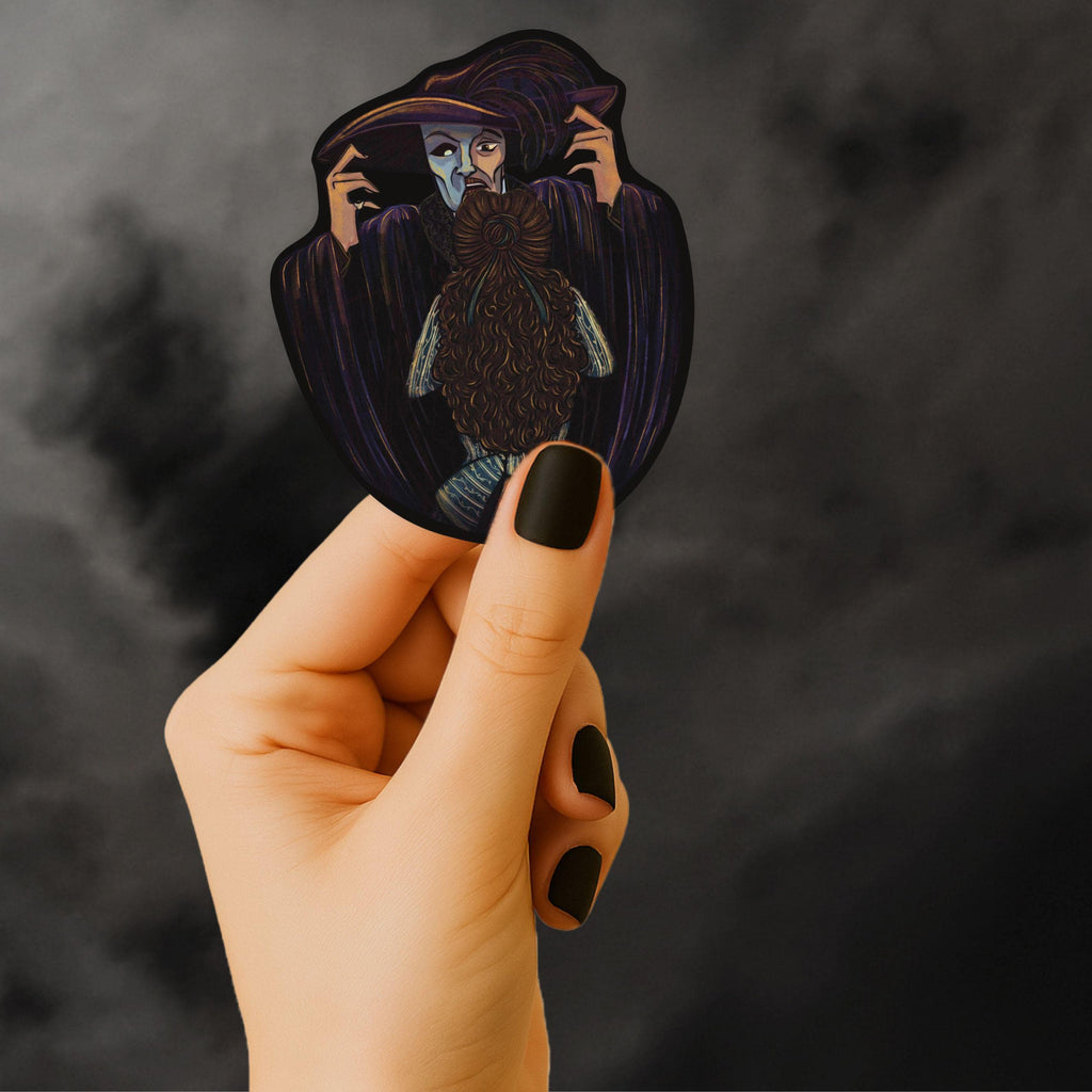 Phantom of the Opera Sticker: Gothic Romance Fanart, Waterproof Vinyl