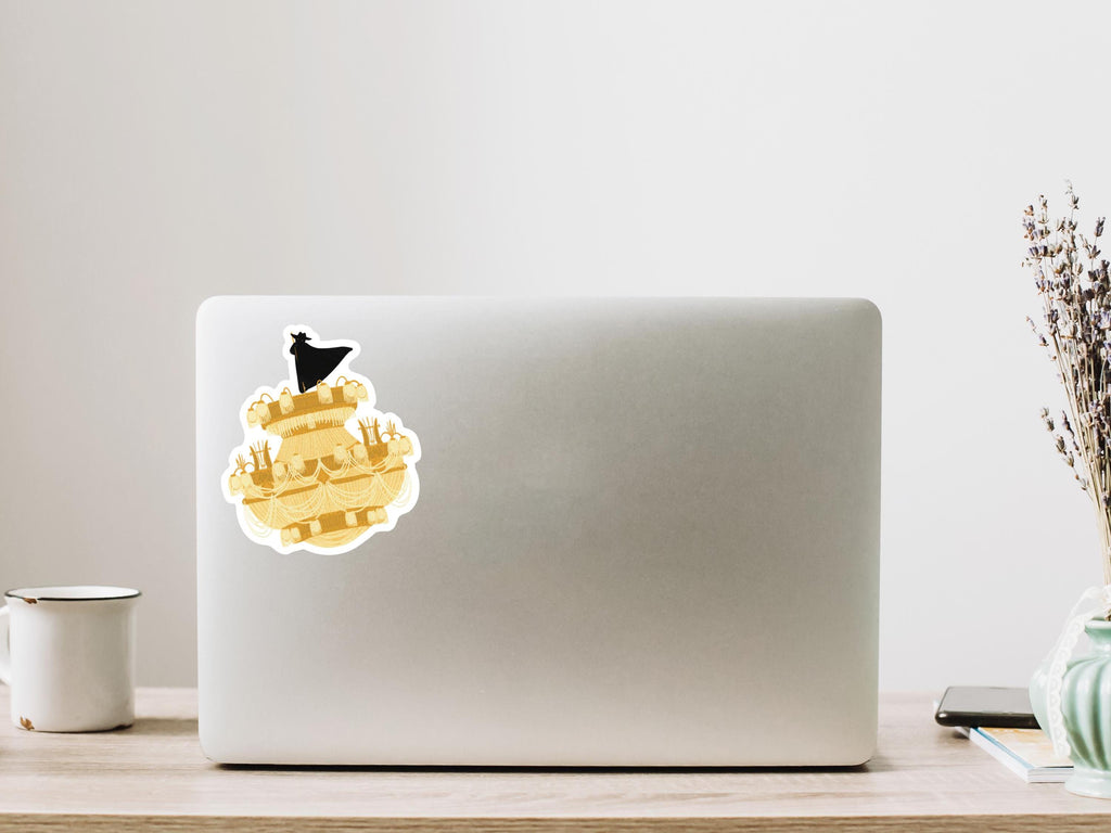 Phantom on the Chandelier Phantom of the Opera Horror Romance Musical Story Book Illustration Vinyl Water-proof Sticker Decal ST099