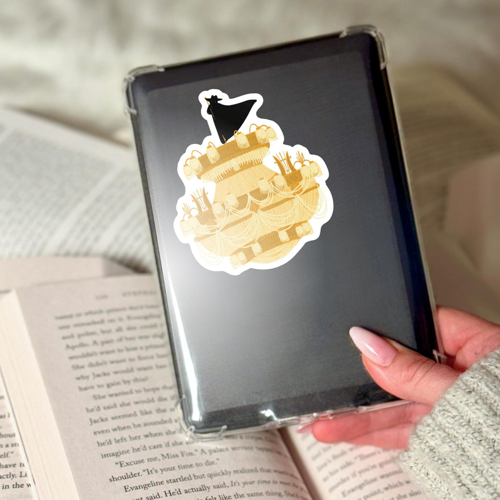 Phantom on the Chandelier Sticker Phantom of the Opera Horror Romance Musical Story Book Illustration Vinyl Water-proof Sticker Decal ST099