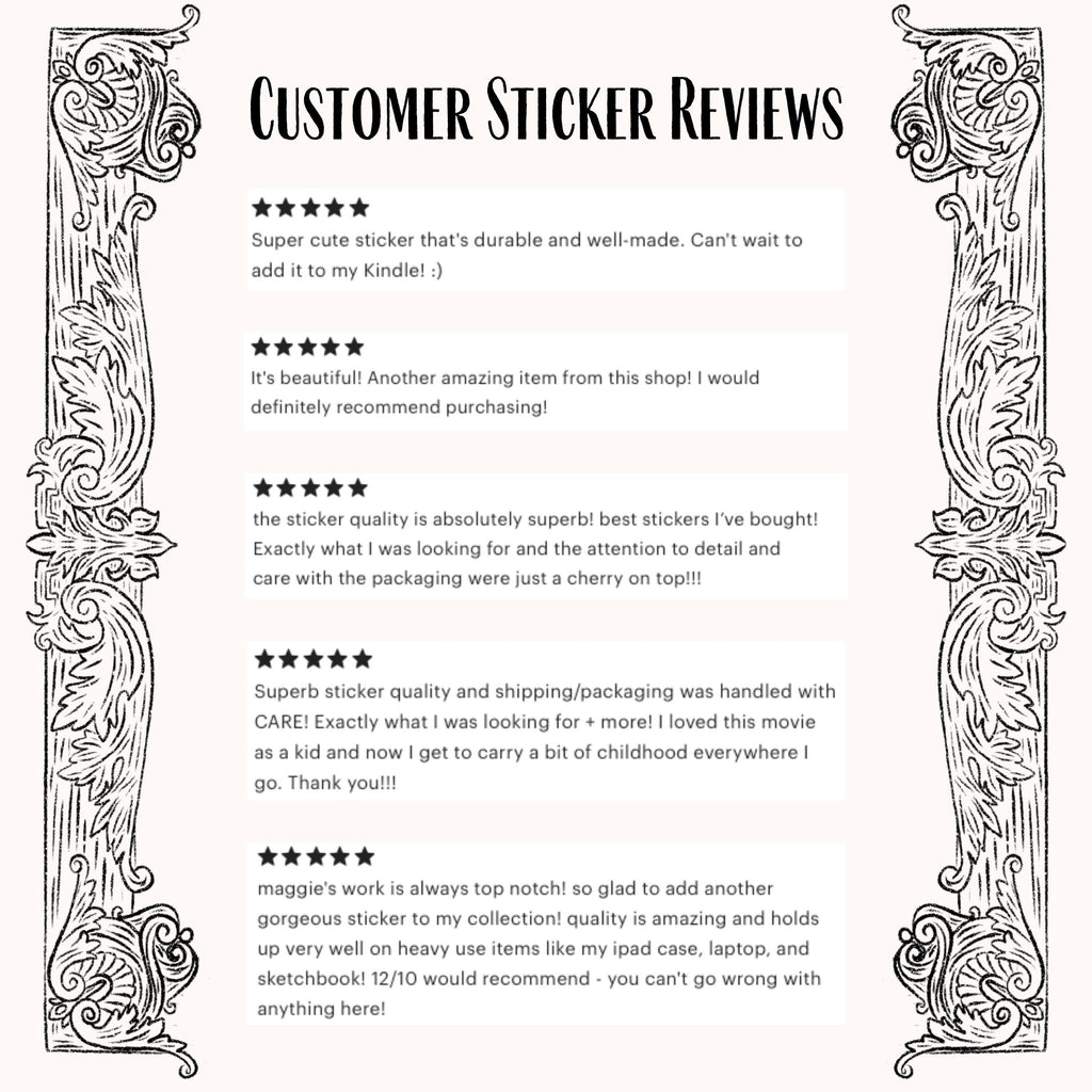 One Love One Lifetime Romantic Phantom of the Opera Sticker Decal ST007