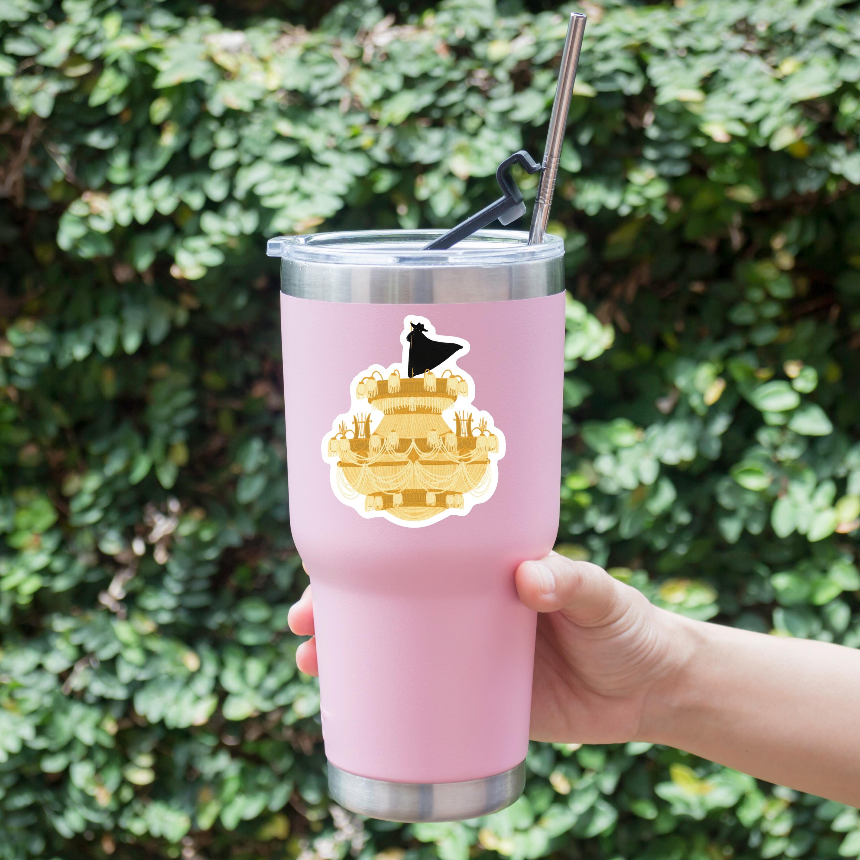 Phantom on the Chandelier Sticker Phantom of the Opera Horror Romance Musical Story Book Illustration Vinyl Water-proof Sticker Decal ST099