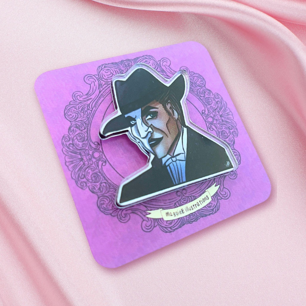 Phantom of the Opera Acrylic Pin: Broadway Musical Theatre Gift