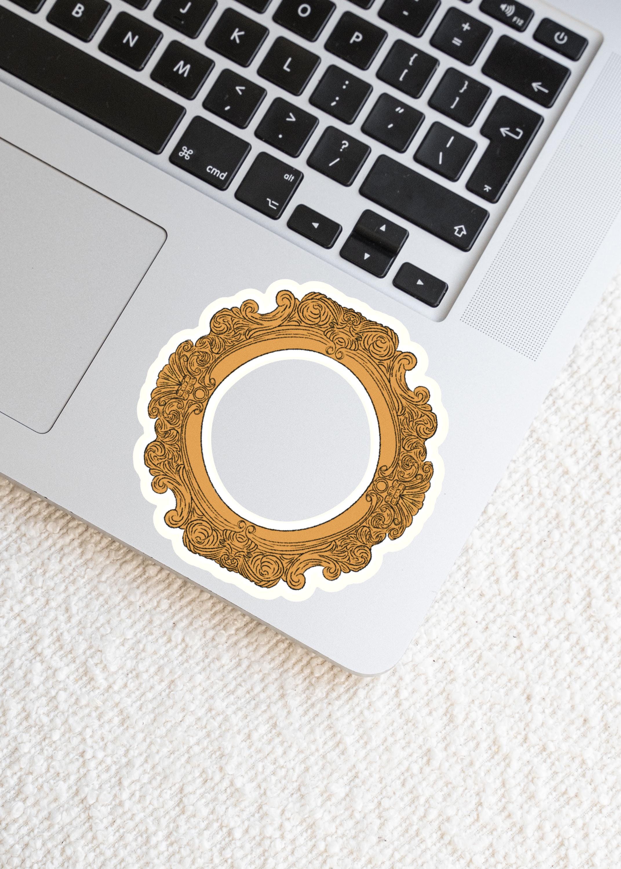 Ornate Frame Sticker Original Illustration Vintage Inspired Vinyl Decal Journaling Scrapbook Sticker Laptop Water Bottle Decor Gift ST103