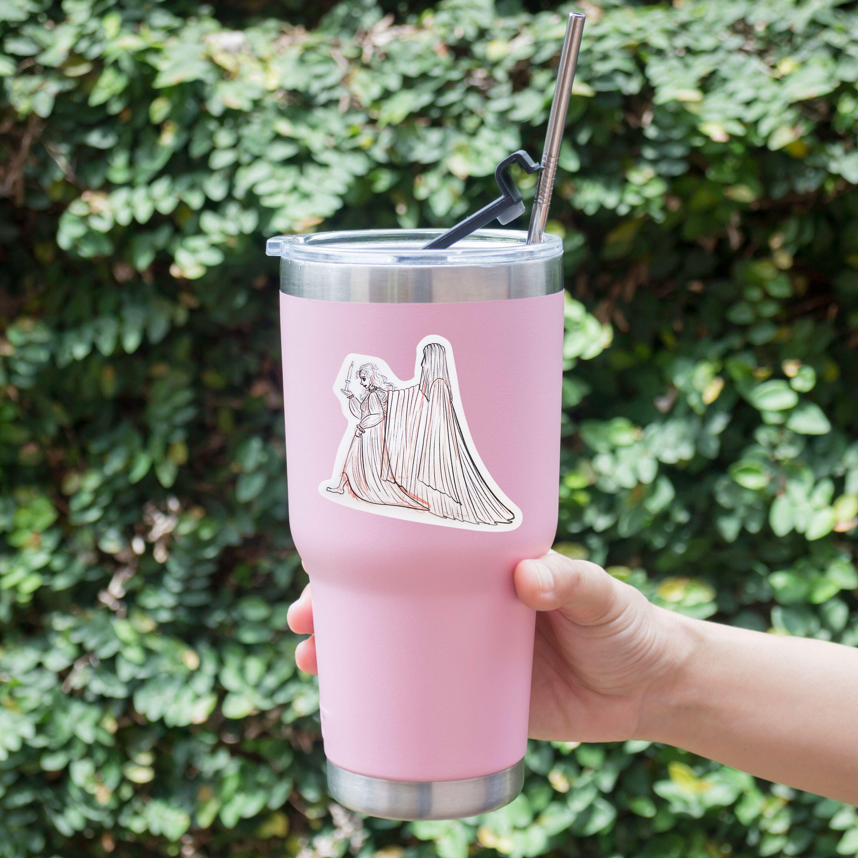 Paranormal Romance Sticker Gothic Ghost Couple Art The Guardian Original Characters Dark Academia Aesthetic Sticker Notebooks Laptop ST011