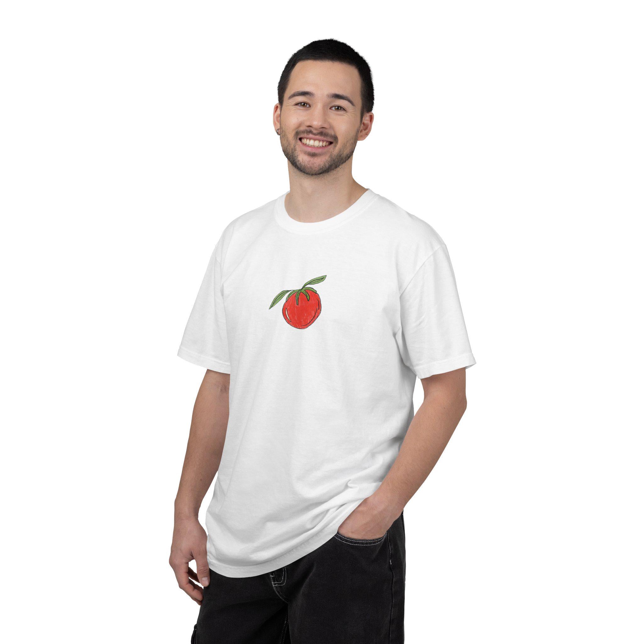 Tomato Illustration Shirt | Fruits and Vegetable | Minimalist Eclectic Apparel | Funky Design