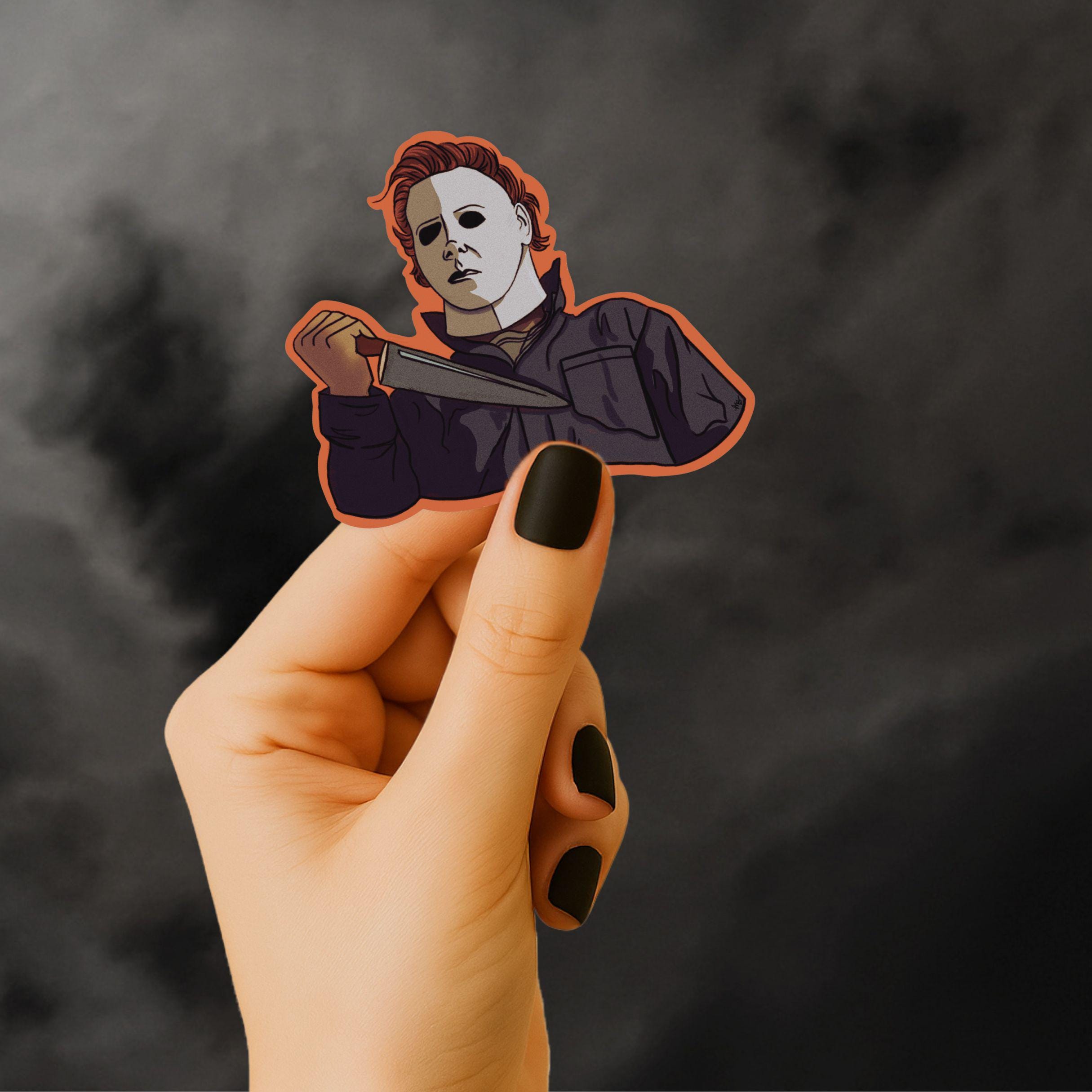 The Shape Halloween Michael Myers Sticker Horror Movie Monster Waterproof Matte Vinyl Decal Sticker ST149