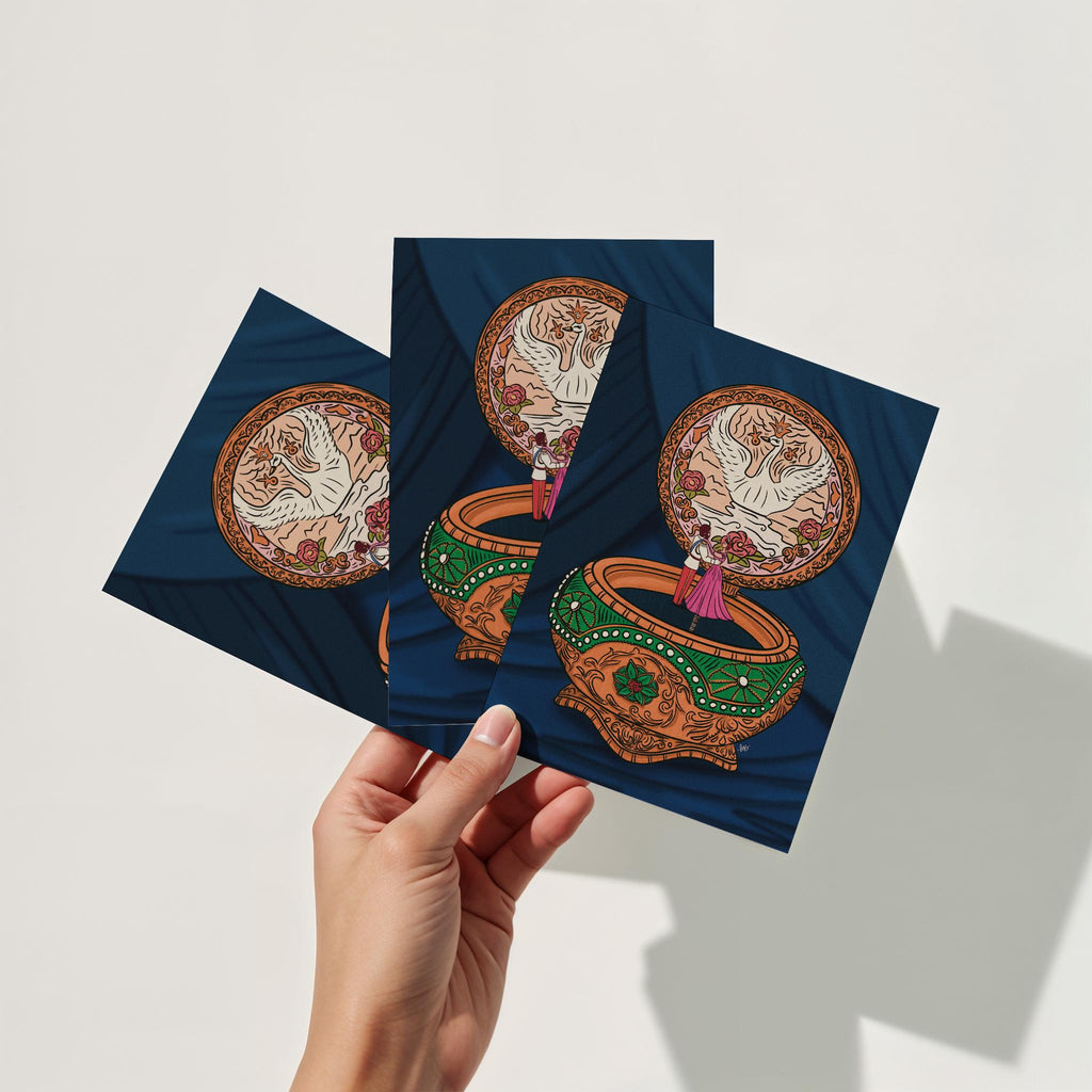 Anastasia Music Box Instant Art Print Download Inspired by Together In Paris Music Box Gift for 90s Kid Home Decor Gallery Wall Illustration