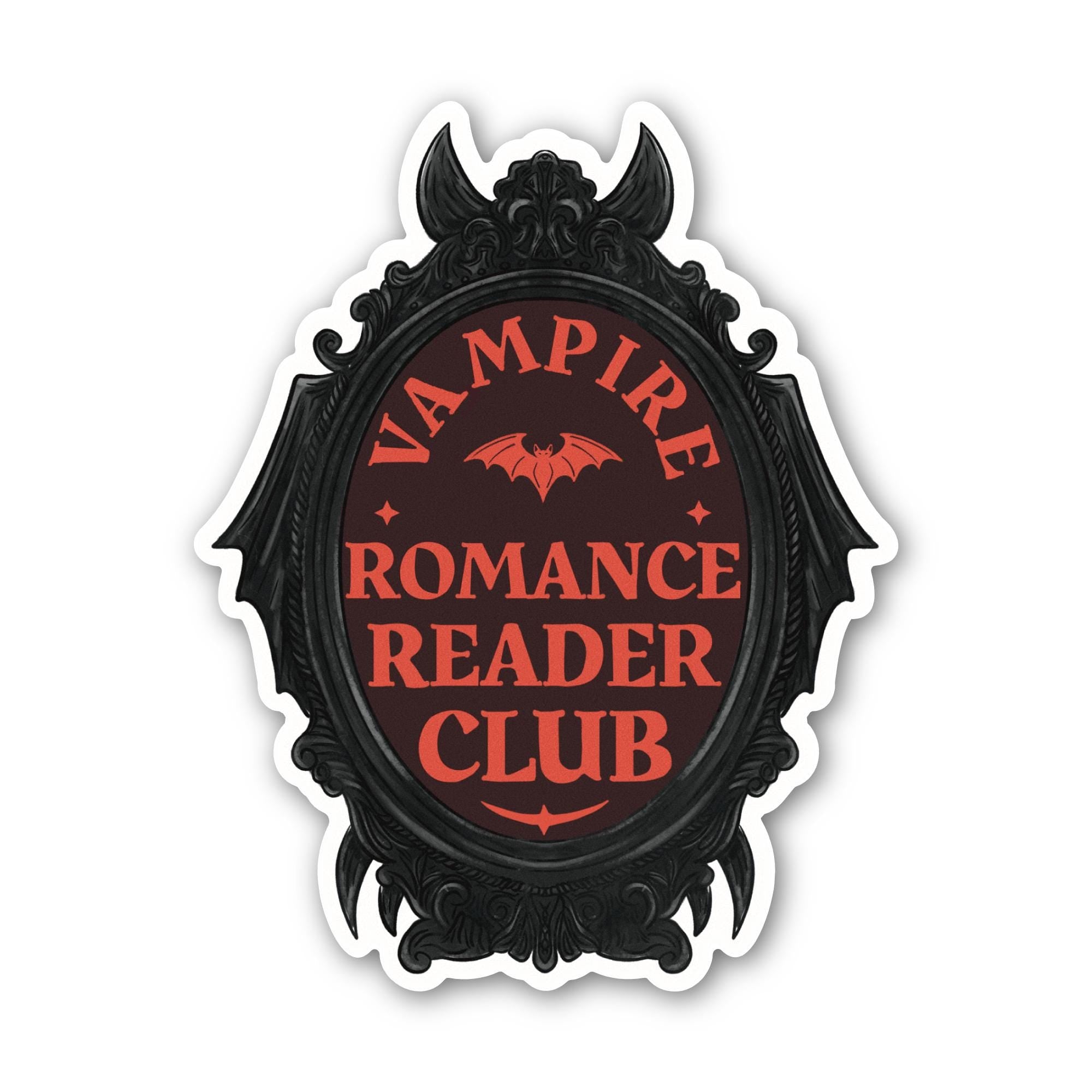 Vampire Romance Reader Club Sticker Waterproof Matte Vinyl Decal for Bookish Girlies Gift Idea Sticker for Kindle Case Laptop Cover ST146