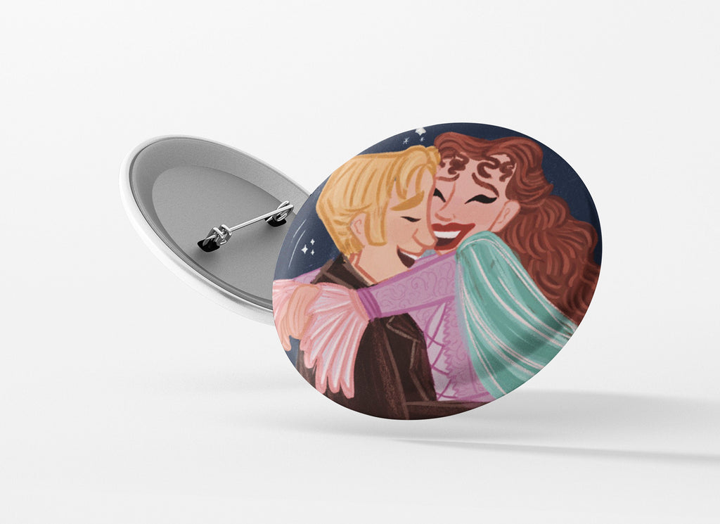 One Love One Lifetime Romantic Phantom of the Opera  Pin-back Buttons