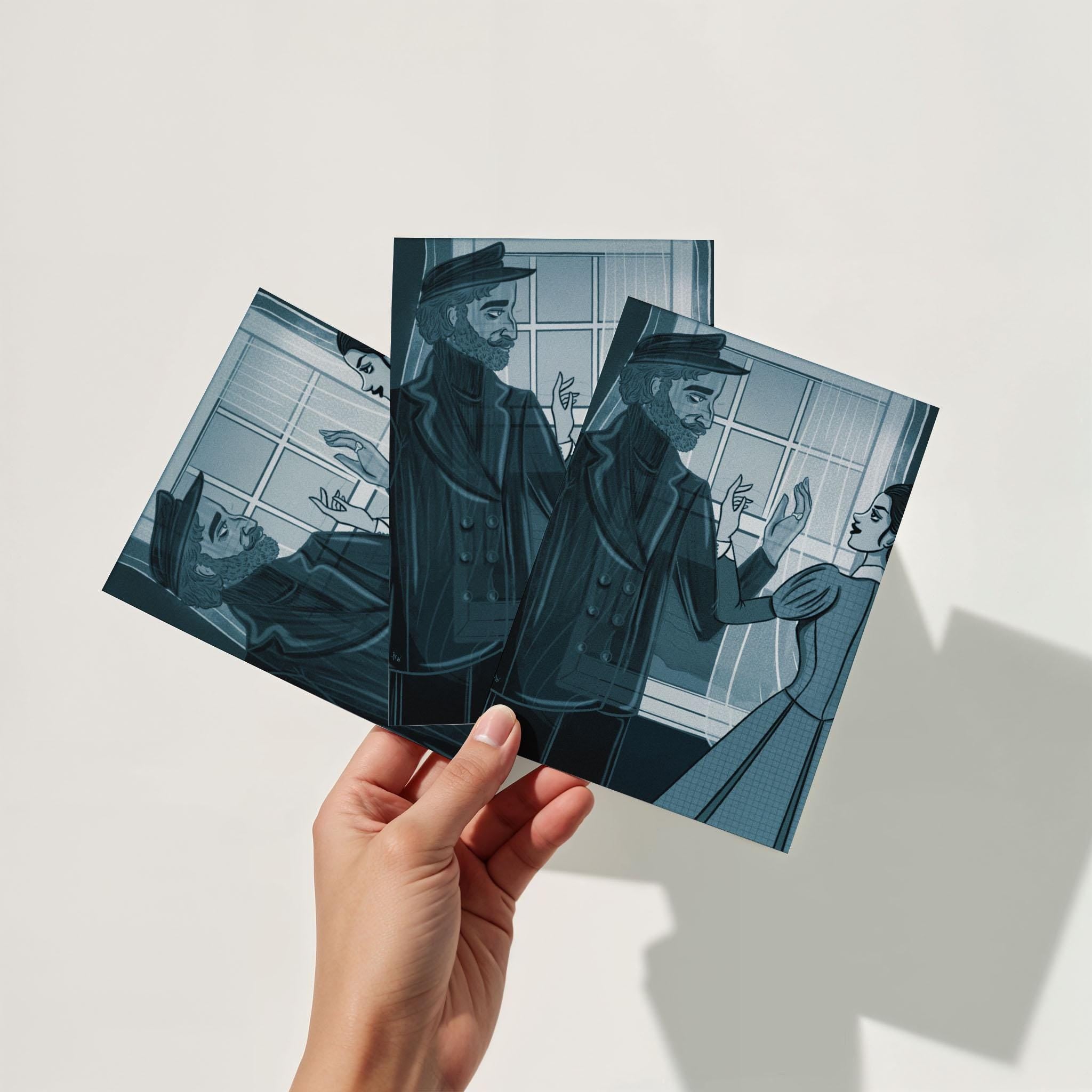 Ghost and Mrs. Muir Art Print: Paranormal Romance Movie Poster (Digital Download