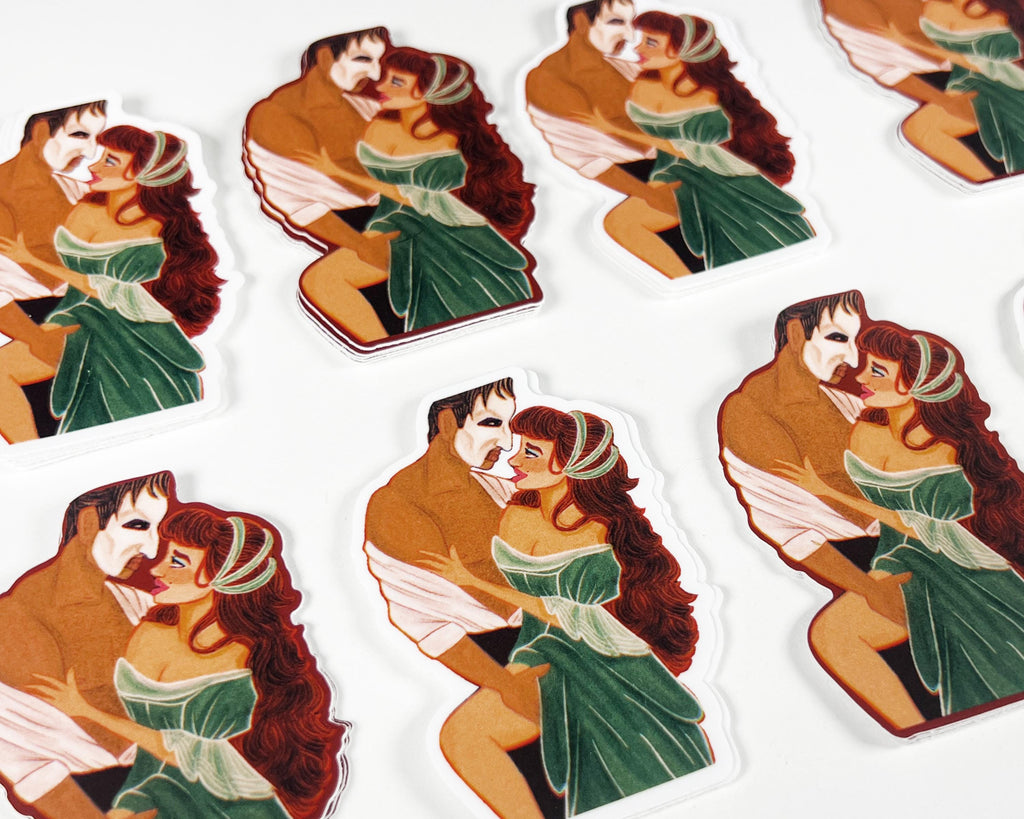Phantom of the Opera Sticker: Steamy Romance Novel Decal