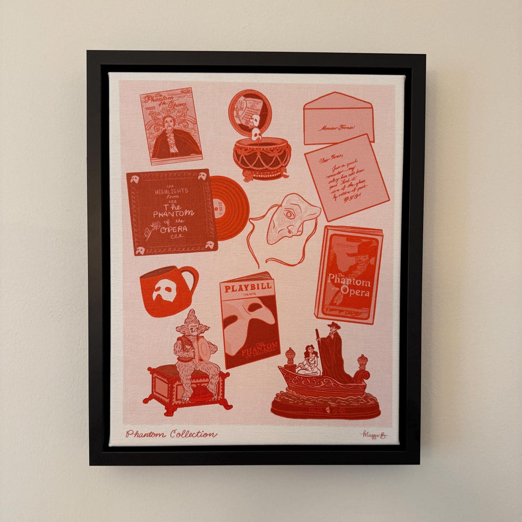 Phantom Collection Illustration as a Framed Canvas