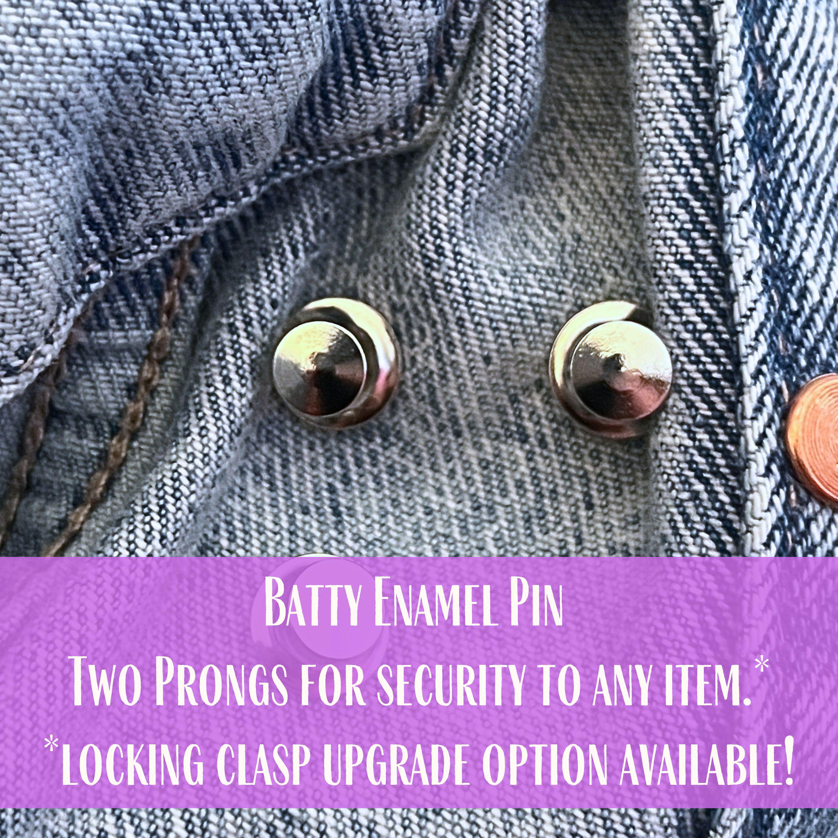 Purple Bat Enamel Pin for Denim Jacket Cute and Spooky Vampire Bat for Backpack Pin Collection Gift Idea for Halloween Lover Cute Spook Girl