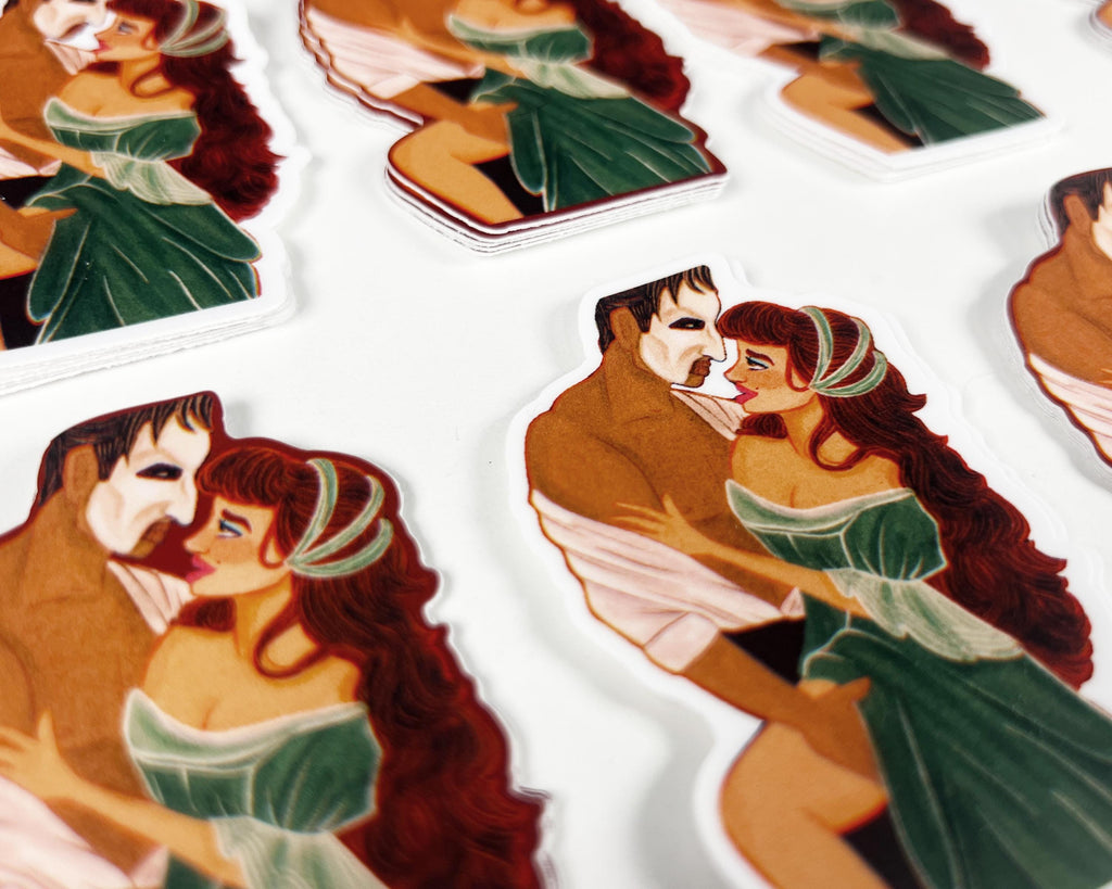 Phantom of the Opera Sticker: Steamy Romance Novel Decal