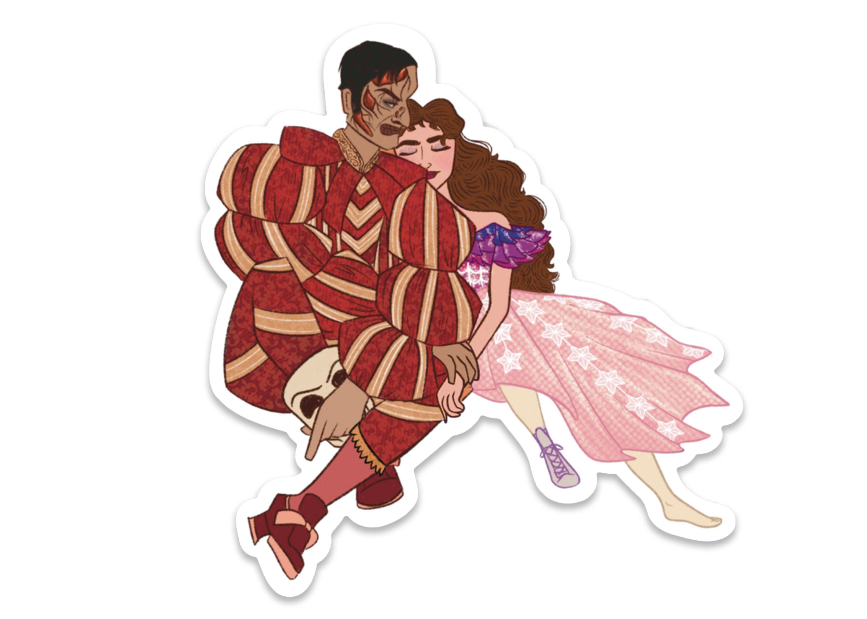 What a Night What a Crowd Phantom of the Opera Inspired Gothic Romance Paranormal Enemies to Lovers Vinyl Water-proof Sticker Decal ST001