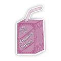 Enemies to Lovers Juice Box Sticker: Illustrated Bookish Romance Reader Gift Waterproof Matte Vinyl Decal ST141