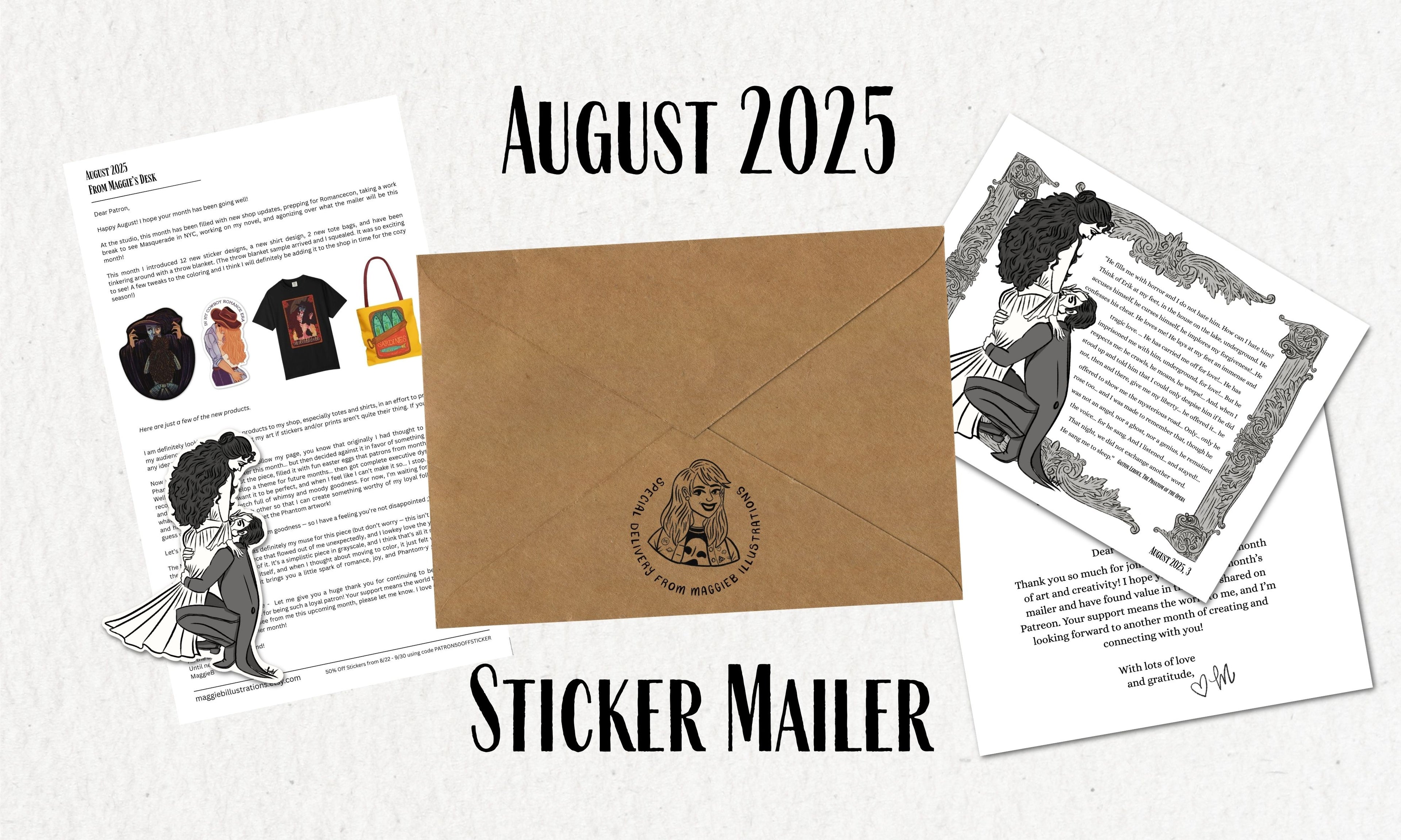 August 2025 Sticker Club