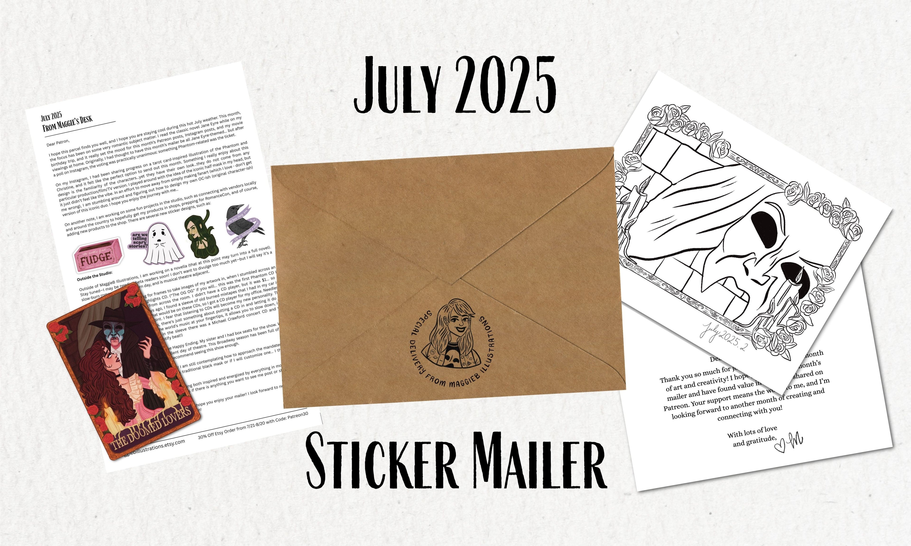 July 2025 Sticker Club