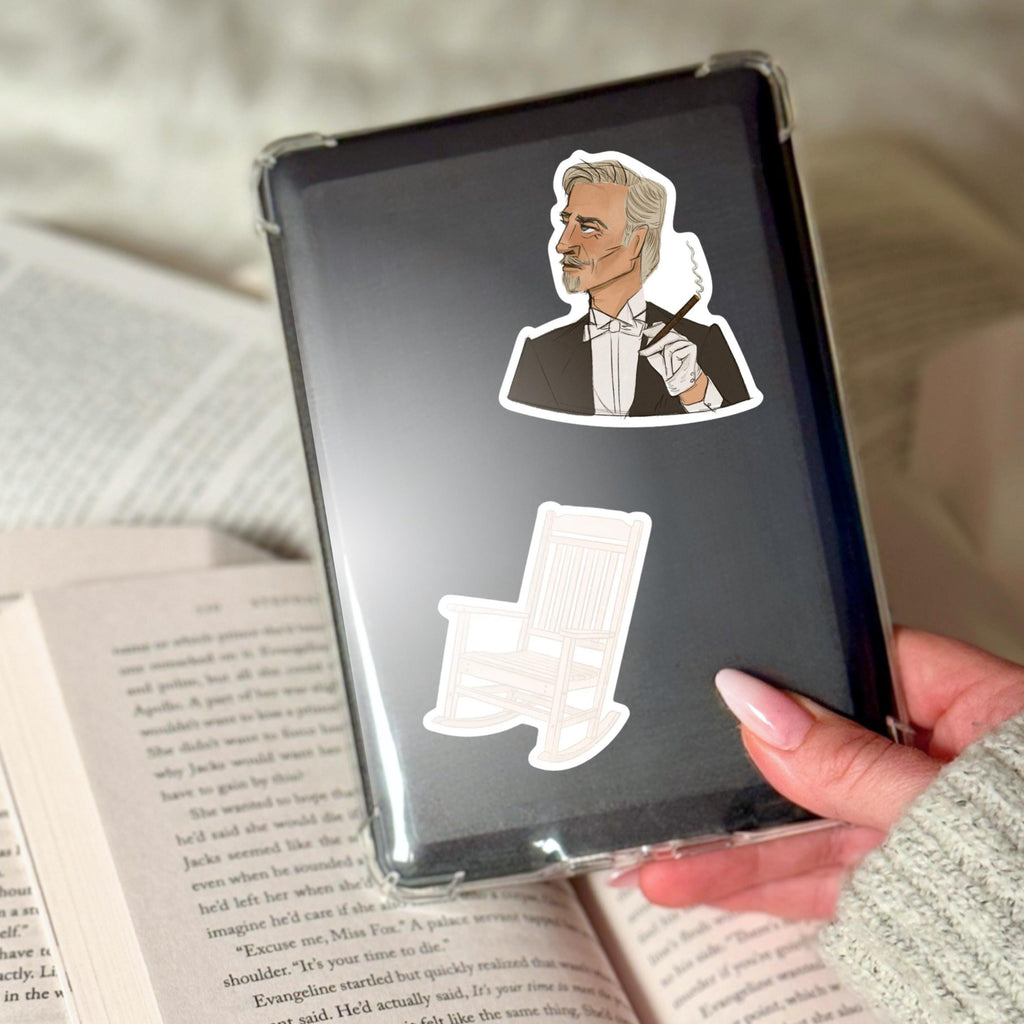 Mr. Robinson Time travel inspired somewhere in time Edwardian 1920s man with a cigarette cigar Vinyl Water-proof Sticker Decal ST038