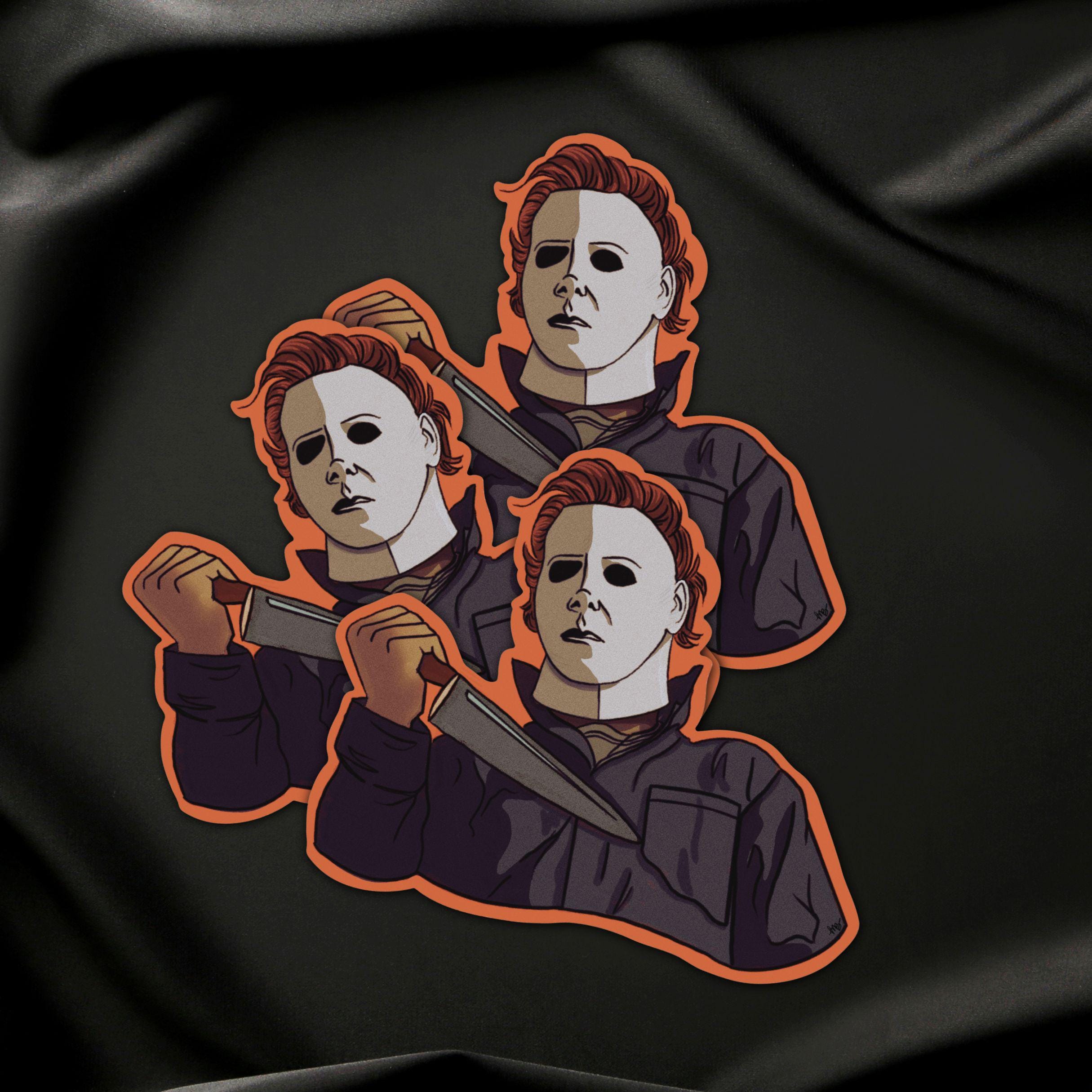 The Shape Halloween Michael Myers Sticker Horror Movie Monster Waterproof Matte Vinyl Decal Sticker ST149