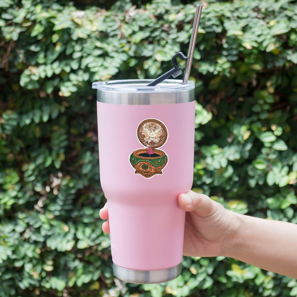 Anastasia Music Box Sticker Illustration Inspired by Together In Paris Music Box Gift for 90s Kids Waterproof Sticker for Kindle Case ST037