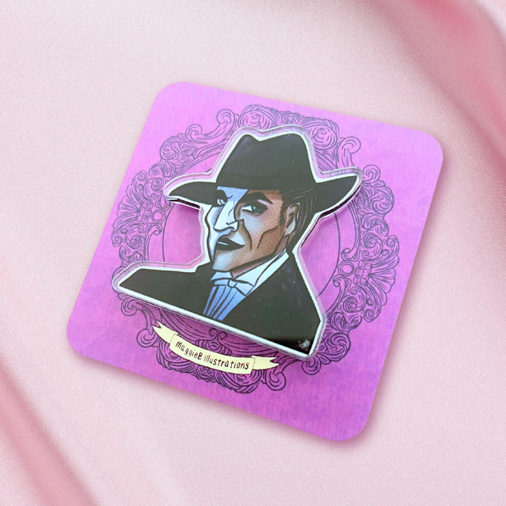 Phantom of the Opera Acrylic Pin: Broadway Musical Theatre Gift