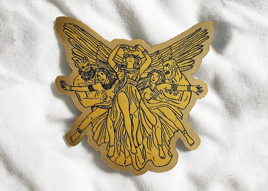 Embroidered Applique Phantom of The Opera Inspired Patch Iron on Sew On Gift Idea for Broadway Lovers Musical Theatre Fan Dark Academia Vibe