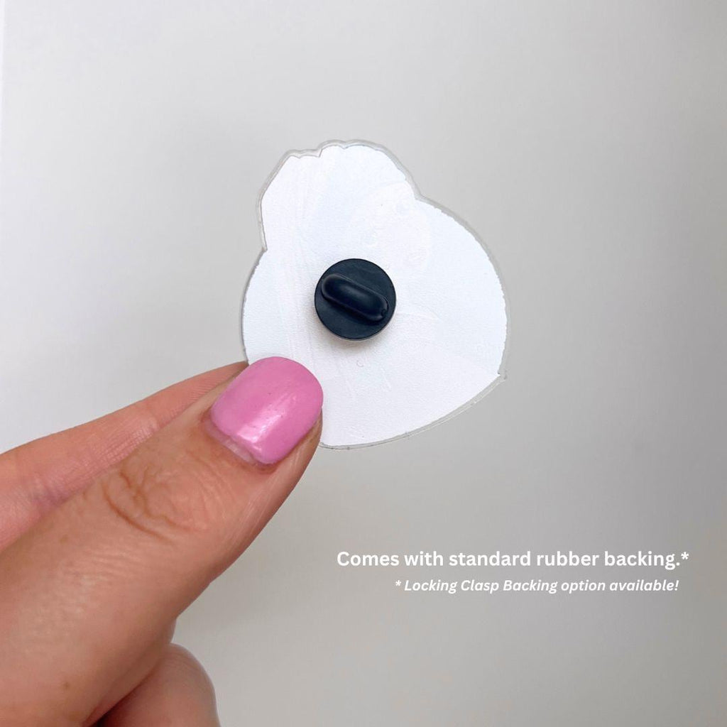 Girl with Pearl Earring Illustration Acrylic Pin Vermeer Art Lover Gift Idea For Teacher Fashion Pin Museum Quality Art Piece Classic Style