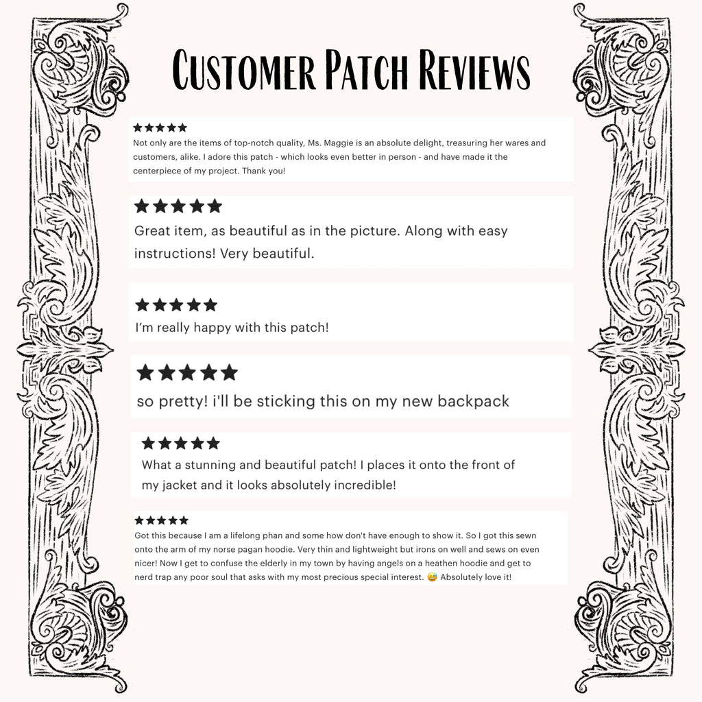 Phantom of The Opera Patch Embroidered Applique Iron on Sew On Gift Idea for Broadway Lovers Musical Theatre Fan Elegant Dark Academia Vibes