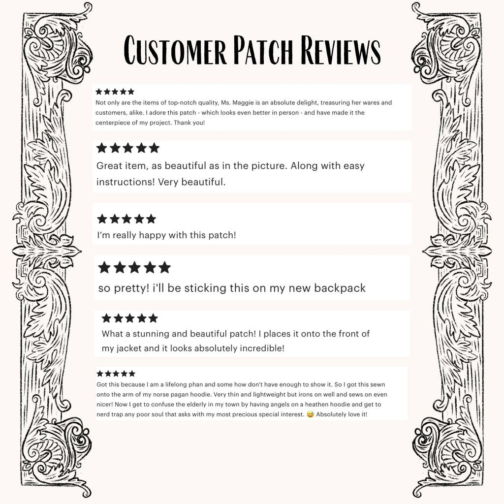 Embroidered Applique Phantom of The Opera Inspired Patch Iron on Sew On Gift Idea for Broadway Lovers Musical Theatre Fan Dark Academia Vibe