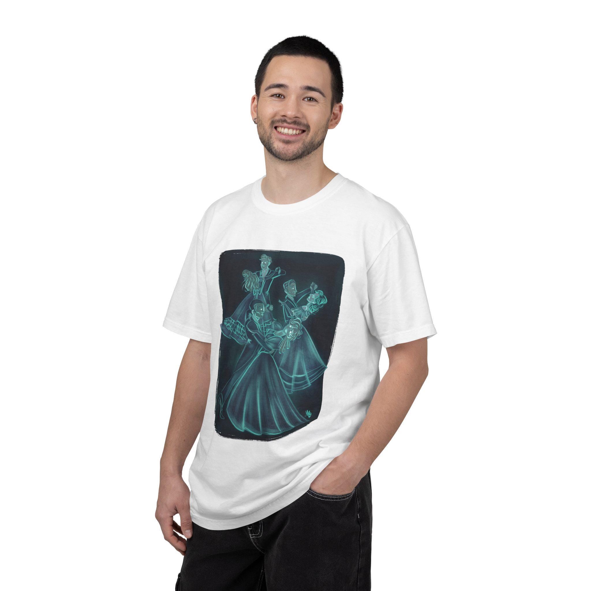 The Waltzing Dead Shirt | Haunted Mansion Dancing Ghosts Inspired Illustration | Comfort Color T-Shirt